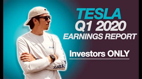 tesla stock earnings report